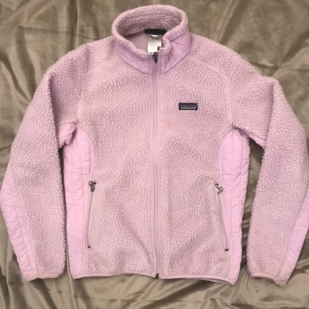 Patagonia Synchilla Pale Lilac Colored Fleece